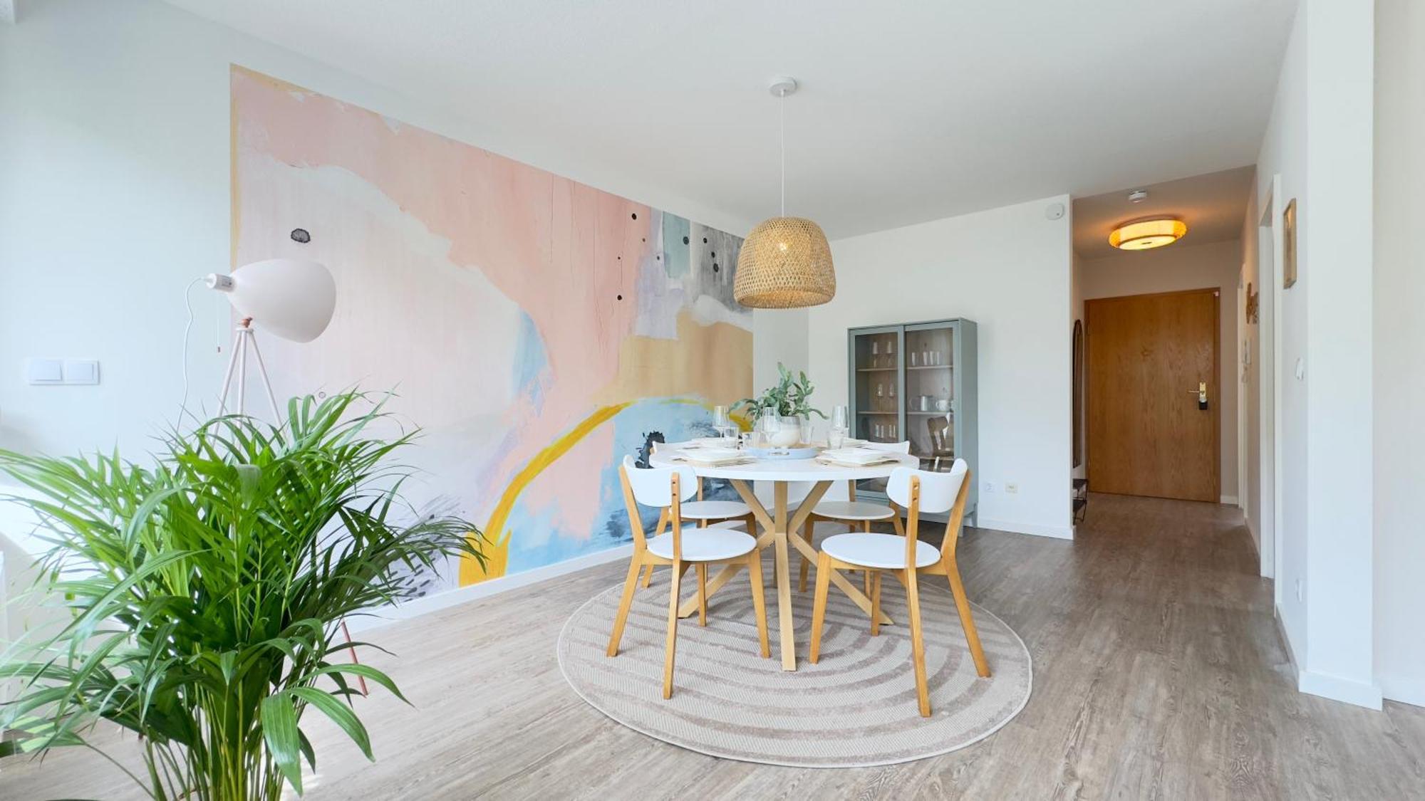 Fewo Am Park - 4P, Boxspringbett, Balkon, Smarttv, Gesundbrunnen, Familienfreundlich Halle  Exterior foto